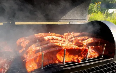 Ribs am Drehspieß